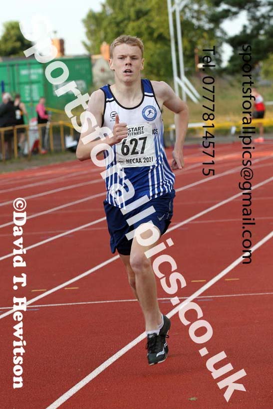 800 metres, 2021 North East Grand Prix 6, Monkton, Wednesday, August 4th. Photo: David T. Hewitson/Sports for All Pics